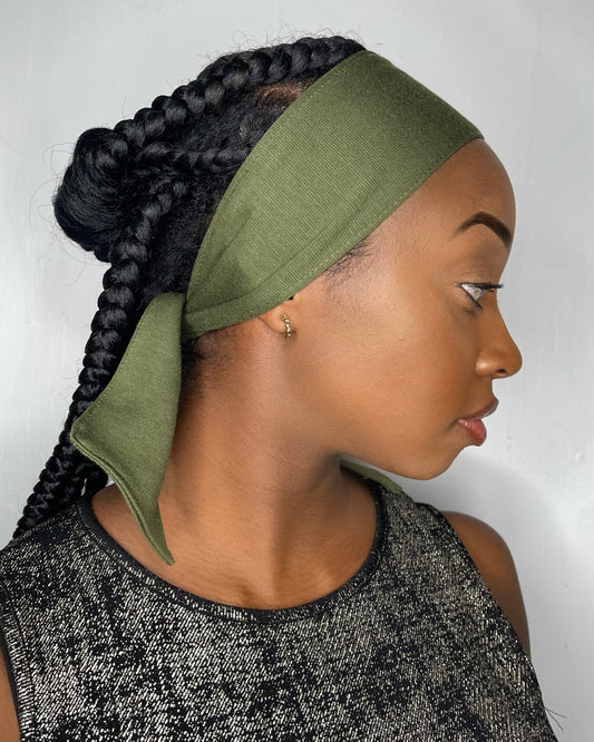 Demi Tie Wrap - Olive