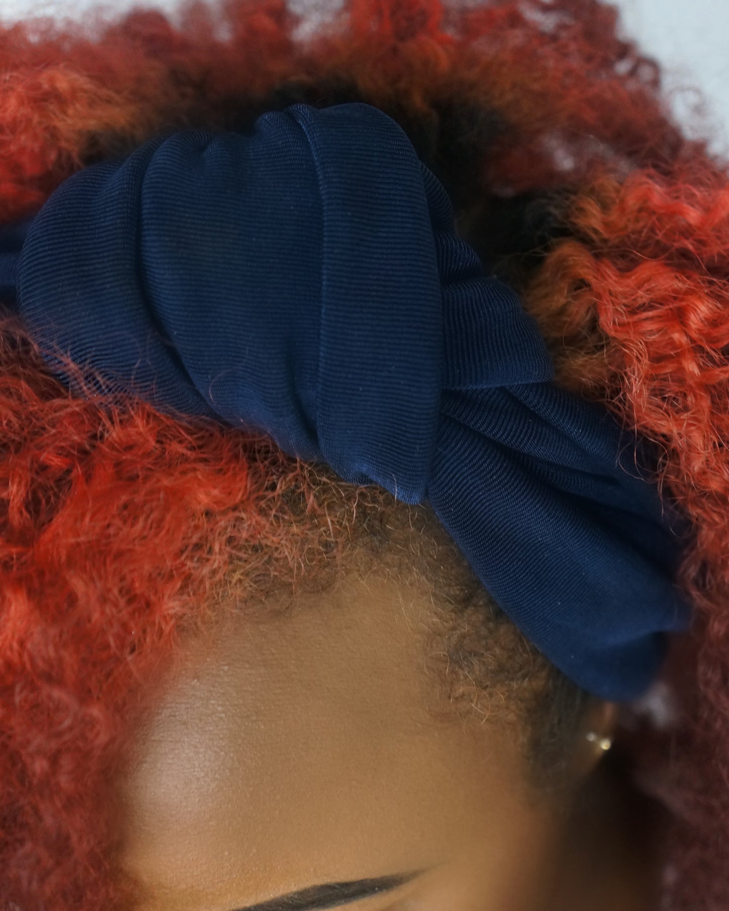 Adjustable Knot Headband - Classic Navy