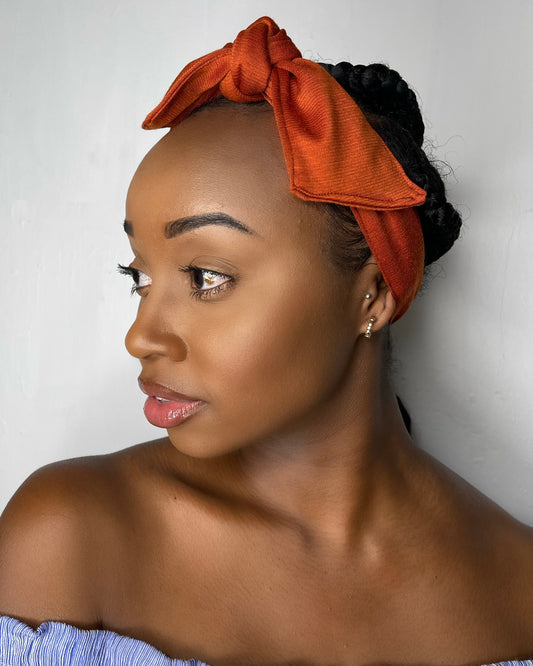 Demi Tie Wrap - Dark Orange